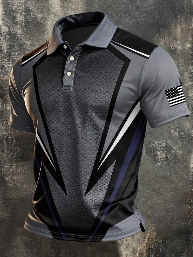 American Flag Polo Shirt 4Th Of July Clothing Men’S Gift For Militar – Blissandwear
