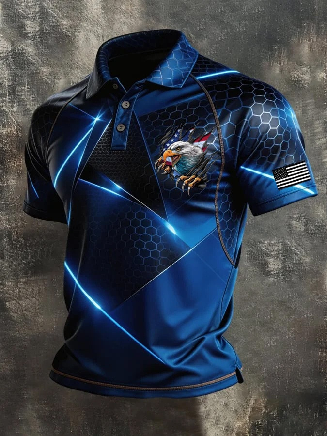 Eagle America 250 Years polo Shirt 4Th Of July Clothing Men’s Best Gift For Men – Blissandwear